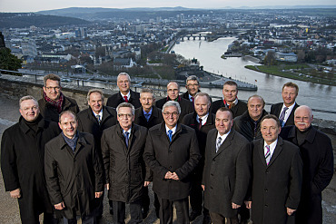 Foto: Gruppenbild der Minister und Senatoren anlässlich der Herbsttagung der IMK in Koblenz
