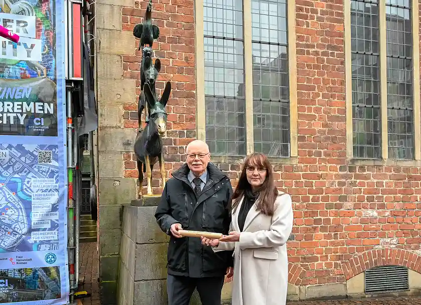 IMK Staffelstabübergabe 
&tilde; Bildnachweis: (c) Senatspressestelle