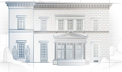 Graphik vom Dienstgebäude